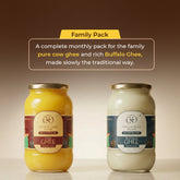 Family Pack – Monthly Essentials (Cow 1L + Buffalo 1L)